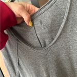 FP movement tee sleeveless tunic city vibes tank pockets v neck oversized raw Gray Photo 2