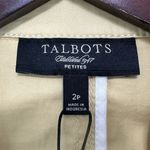Talbots  Women's Petite Yellow Basic Jacket Size 2P Preppy Light Academia Classic Photo 2