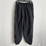Skilcraft Jwod Black Nylon Puffy Snow Pant Jogger Zip Leg Womens L Gorpcore Size L Photo 4