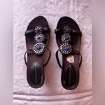 Montego Bay Club  Slip on Wedge Slide Sandals Woman's size 6.5 Photo 1