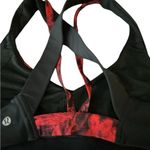 Lululemon Women's Medium Floral Sports Bra Strappy Crossback Activewear Size 8 Photo 5