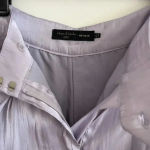 759 Revolve x House of Harlow Purple Shimmer Trouser Size XS Photo 2