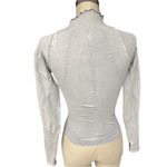 Free People Movement  Good Karma Hi-Neck Seamless Top Gray M/L Long Sleeve Top Photo 5