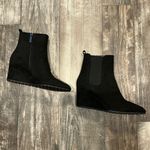 Anne Klein Black Wedge Boots Size 6 Photo 15