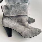 White Mountain  Suede Heeled Ankle Bootie Grey Size 7.5 Photo 2