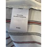 A loves A Embroidered Peasant Blouse Button Back Red/White/Blue Women Small Boho Photo 4