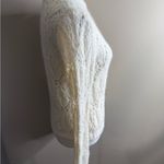 Reformation  Cream Cable Knit Sweater size small Photo 3