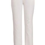 Lands End Womens White Sport Knit Pants Medium Photo 0