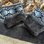 Mazmania Women’s Vtg Horse Print Equestrian Fleece Jacket Full Zip High Neck XL Blue Photo 7