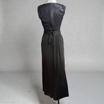 Dress the Population NWT M Krista Black Plunge Maxi Gown Holiday Wedding Sexy Photo 5