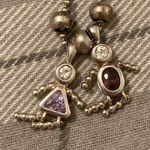 Sterling Silver Women’s 20”  charm necklace with CZ diamonds ! Photo 0