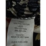 Fig and Flower Boho Patchwork Peasant Blouse – Size L Black Size L Photo 3