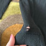 Theory Black Long Sleeve Short Sweater Dress Flawed Rip Please See Pics Small Photo 3