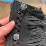 Minnetonka Black Fringe Booties Photo 2