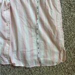 Victoria's Secret Pink Striped Pajama Shirt Dress Comfy Pastel Sleepwear Large Photo 5