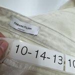 Fabiana Filippi Jeans Womens 48 IT 12 US Cream White Todi Straight Leg Italy Photo 5