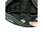 Botkier  black leather crossbody bag with brown trim Flap closure Vintage Photo 9