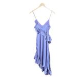 Cami NYC Dua Silk Dress Lavender Ruffle Dress NWOT Photo 4