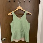 Banana Republic Green Tweed Blouse Photo 5