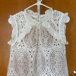 Monique Lhuillier BHLDN  White Lace‎ Mini Dress 2 NWT Photo 1