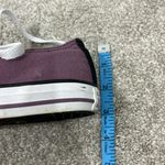Converse Size 6 Purple, White Lace Up Low Top Sneakers Photo 9