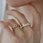 Gold Ring, Stacking Gold Ring Photo 5