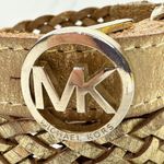 Michael Kors  Gold Braided Leather Belt - Size Small ✨ Photo 10