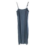 Madewell Womens The Goldie Dress in Plissé Column Midi Teapot Blue 6 Photo 4