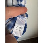 cupio  Women's Blue Soft Long Tye Dye Scoop Neck Tunic Tank Top sz L Dreamy Festi Photo 4