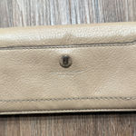 Marc Jacobs Beige Leather Wallet Snap Closure Card Holder Zip Pocket Photo 0