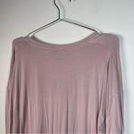 Aritzia Aritiza‎ Babaton Blush Pink V Neckline Long Sleeve Top Photo 3