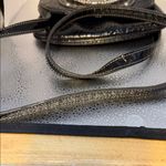 Kathy Van Zeeland  Shiny Black Embossed Crossbody Photo 7