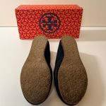 Tory Burch Billy Slipper Sz 7 Split Suede Craqulee New Photo 5
