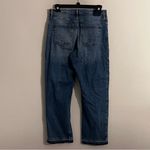 Hollister Blue Ultra High-Rise Dad Jeans Stretch Womens Size 13R Straight Leg Photo 6