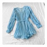 Endless Rose ★ NWT “Found Love” Pleated Romper - Powder Blue ★ Photo 10