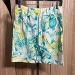 Mixit  Artistic Blue and Green Skorts for Summer Photo 3