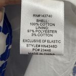 Hyacinth House Blue Floral‎ Print Maxi Dress Ruffle Sleeves V Neck Womens S Photo 8