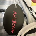 Avid Love black/white striped 2 piece adjustable spaghetti strap tankini Photo 9