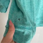 Poof! Turquoise Long Sleeve Crew Neck Top Size Large Photo 7