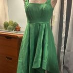 Eliza J Petite Square Neck Sleeveless Asymmetric Fit and Flare Dress Size 2P Photo 3