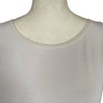 Loft women's size small cream sleeveless pullover stretchy summer tank top Photo 4