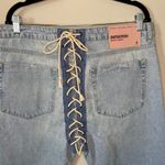 Free People  Oneteaspoon Lace Up Bandit Jeans Size 34 NWT Photo 10