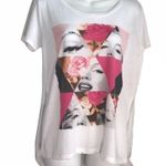 Macy's Marilyn Monroe Graphic Tee Short Sleeve Tee White Photo 8