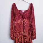 Baltic Born Aurora Velvet Clove And Cooper Floral Velvet Maxi Dress Photo 3