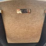 Kate Spade  Charlotte Street Fabric Sloan Satchel Bag Handbag Black Cream Photo 1