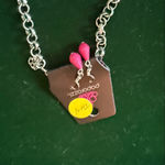 Paparazzi Fuchsia Beaded Necklace and Earrings Photo 4