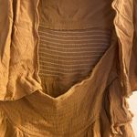 Nectar Clothing  Womens Brown Off The Shoulder Romper M Medium Ruffles Photo 4