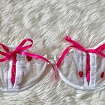 Shirley of Hollywood Heart Corset Bra White Size 36 Photo 0