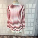 Cynthia Rowley Multicolor Graphic Sequin Stripe Pullover Holiday Knit Top Sz 1X Photo 4