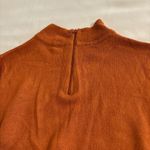 kim rogers Women's Sweater Burnt Orange Cardigan Size Small Pullover Long Sleeve Photo 6